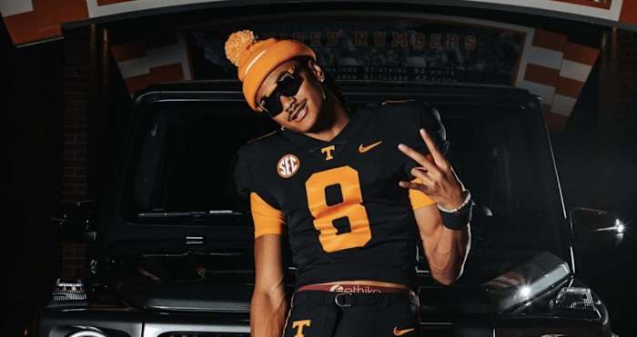 Tennessee Volunteers QB Nico Iamaleava during his official visit to Tennessee. (Photo courtesy of Nico Iamaleava)